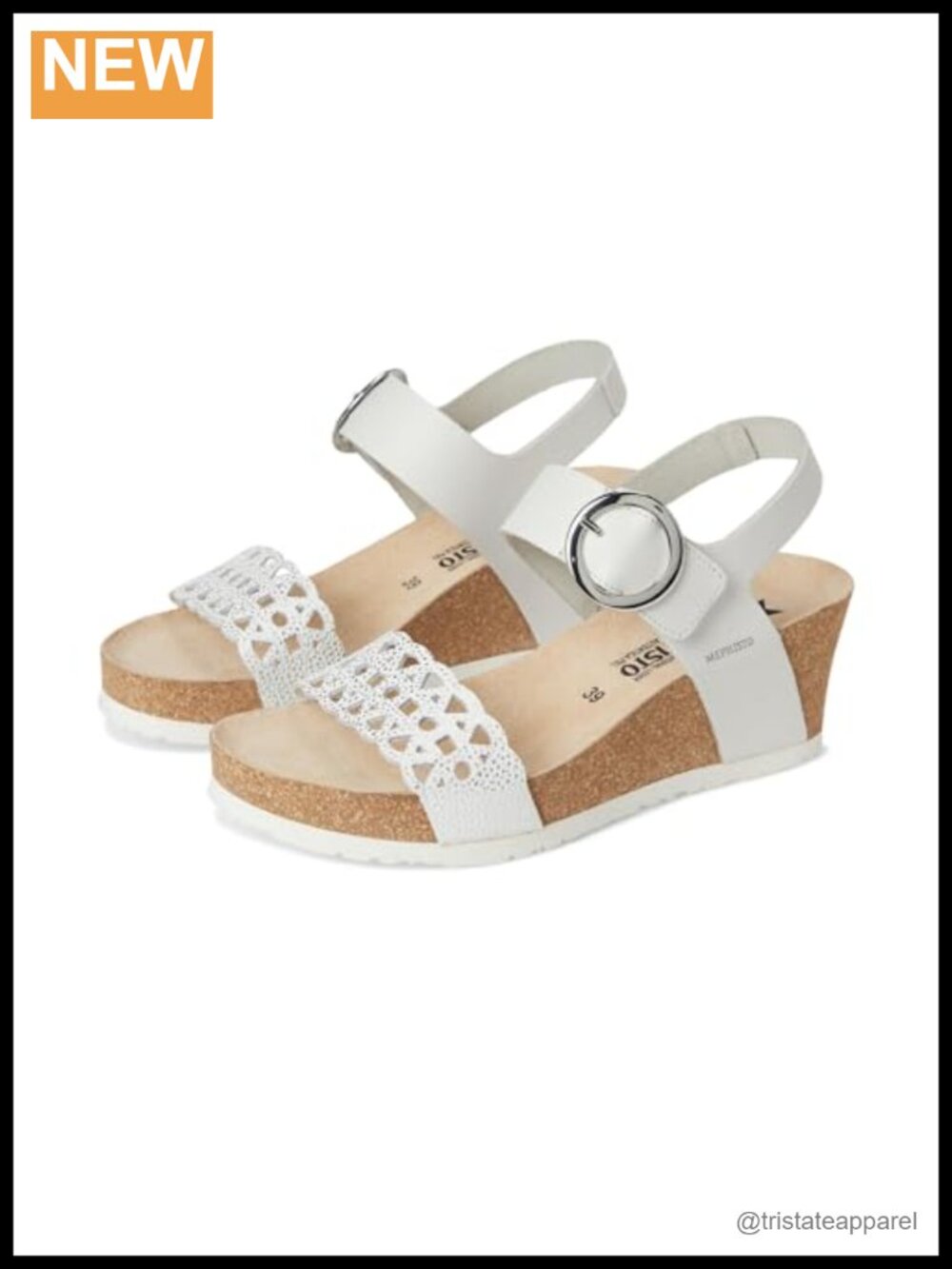 Leather platform wedge sandals open toe adjustable strap